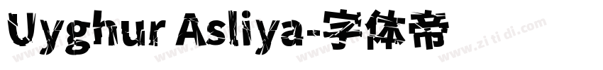 Uyghur Asliya字体转换